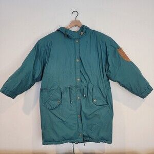 VINTAGE FOXRUN Southwestern Look Down Winter Coat Jacket Size XS